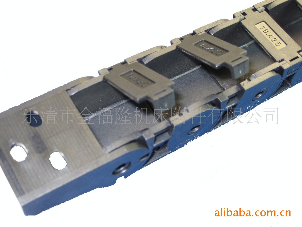 【金福隆上海办】18*18半封闭内侧开塑料拖链坦克链出口型