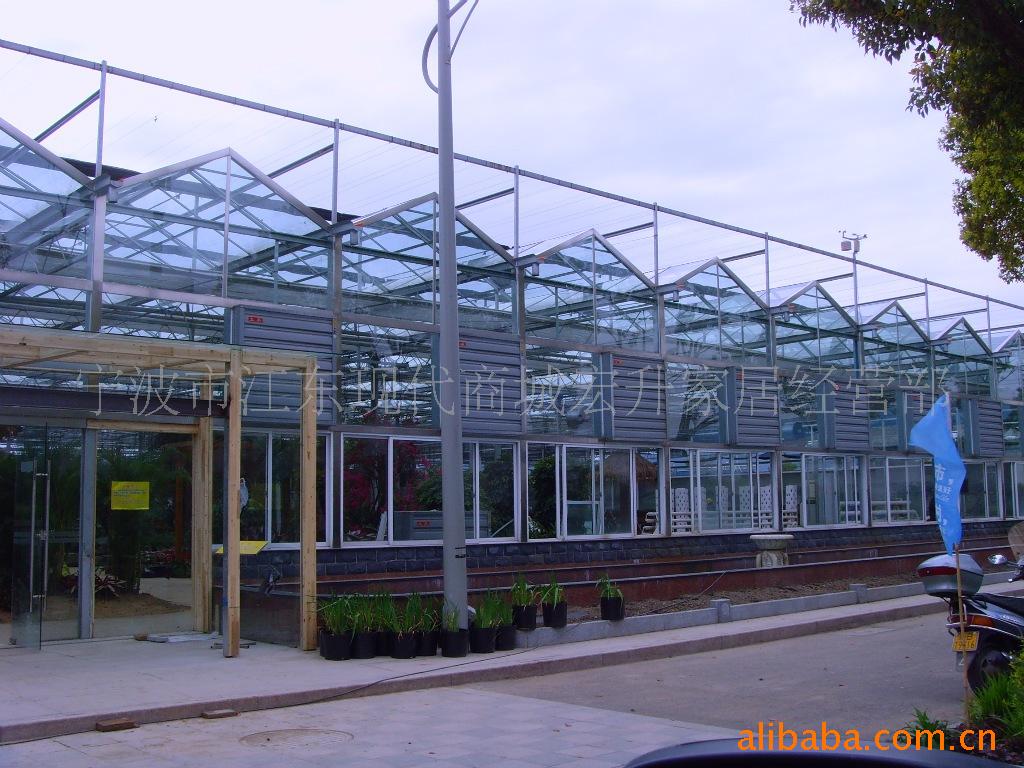 浙江宁波玻璃房 绿化工程植物房造型阳光房露
