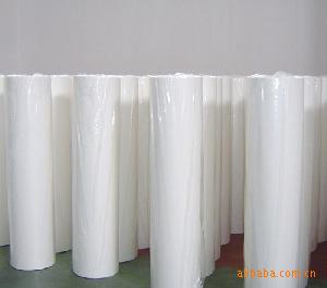 厂家定制pet纺黏法涤纶家居家纺白色无纺布 针刺平纹涤纶无纺布