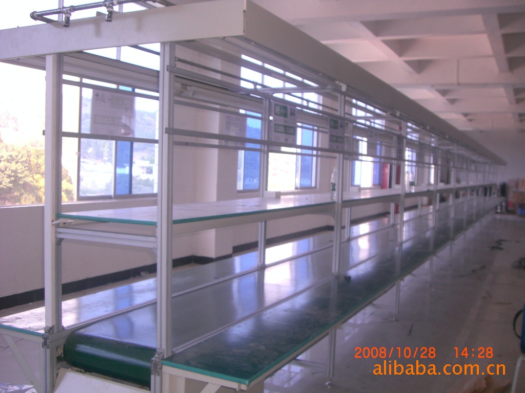 电子电器对面装配线五金机电玩具文具输送线车间工作台装配生产线