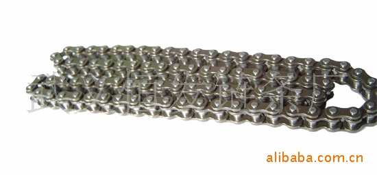 供应428H单排短节距精密滚子摩托车传动传输链条