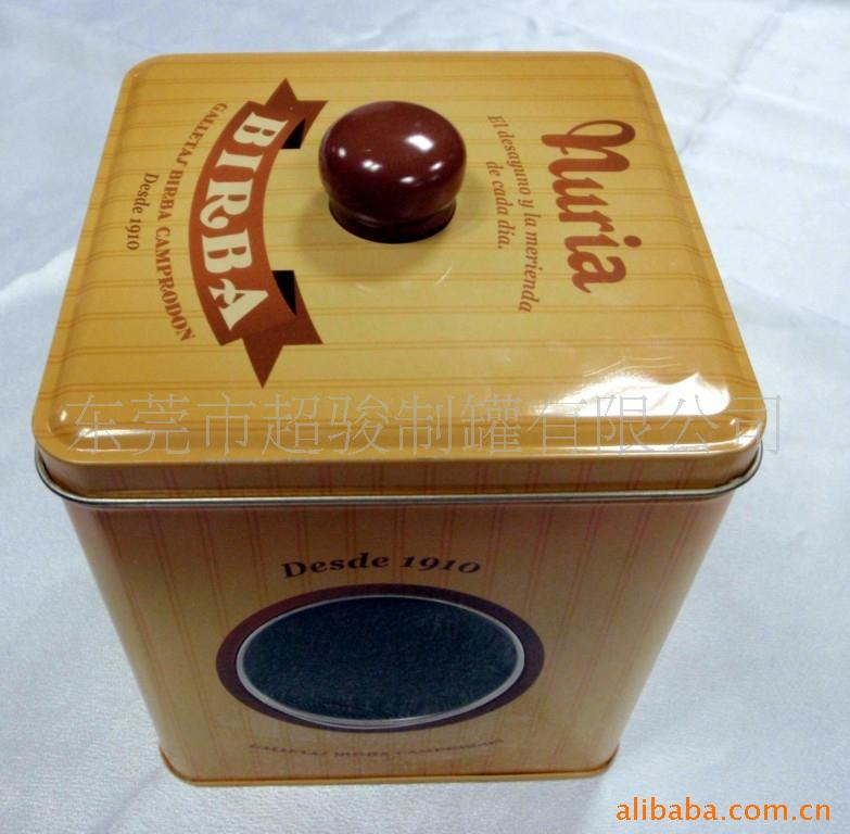 供应饼干罐 食品包装盒 正方罐 铁罐 铁盒 柯式印刷