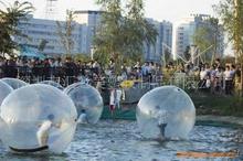厂家供应水上步行球 水上运动充气玩具