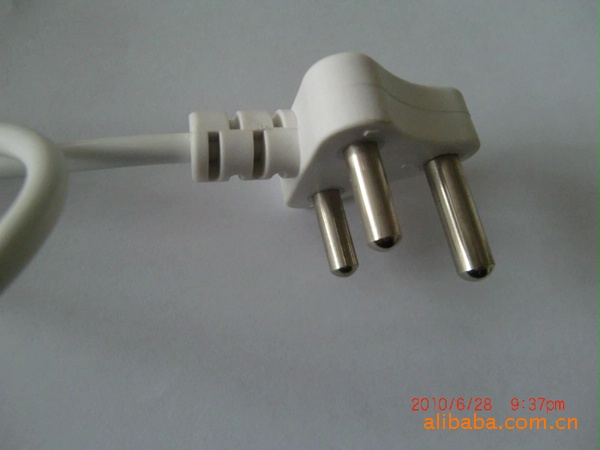 供应电源线小南非插印度电源线