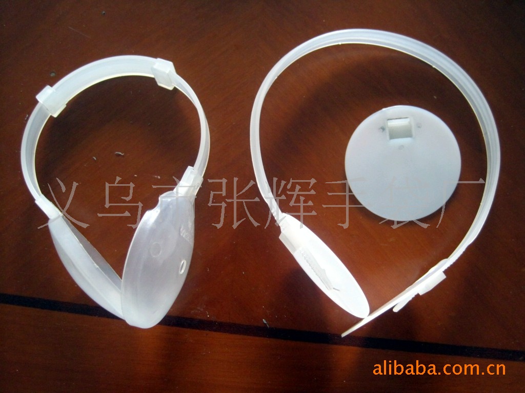 厂家供应保暖耳套塑料架子、耳罩塑料骨架已经工作顺利配件(图)