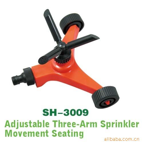 轮子洒水器，花园喷水器,草坪喷头，园林喷头，自动喷洒器