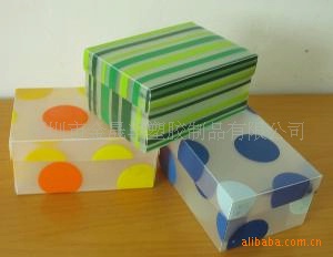 深圳供应PP男式鞋盒斜纹彩色印刷塑料鞋盒