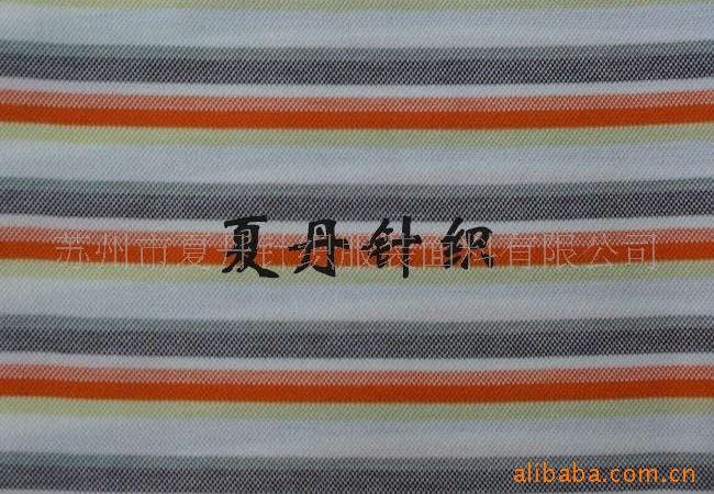 供应·股线丝光棉彩条珠地(图)，长绒棉，PIMA棉，调线珠地，液氨