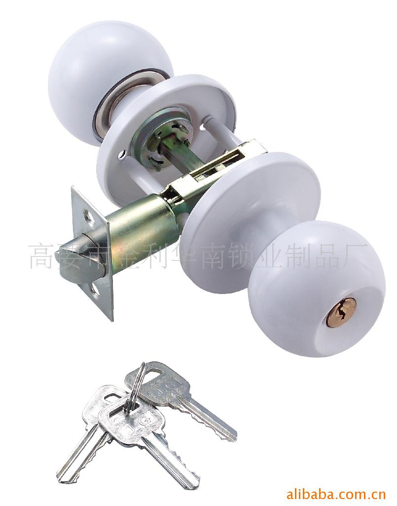 Sur de China 607 fábrica directa de cobre núcleo bola cerradura de acero inoxidable puerta interior cerradura de la puerta baño puerta de madera bola cerradura