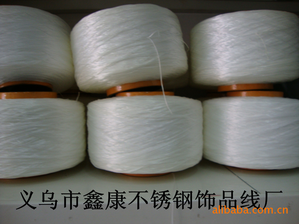 供应日本莱卡弹力线氨纶水晶线乳白色鱼线铜丝线DIY饰品串珠配件