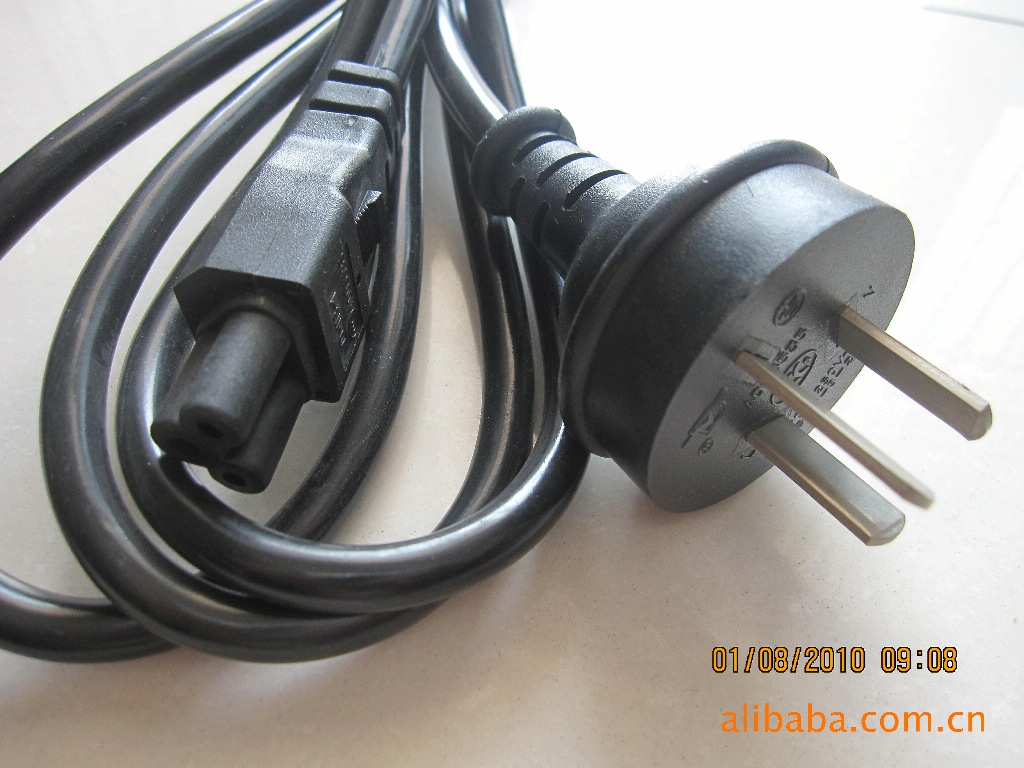 厂家供应电脑插头电源线 电源连接器,三极电源连接器