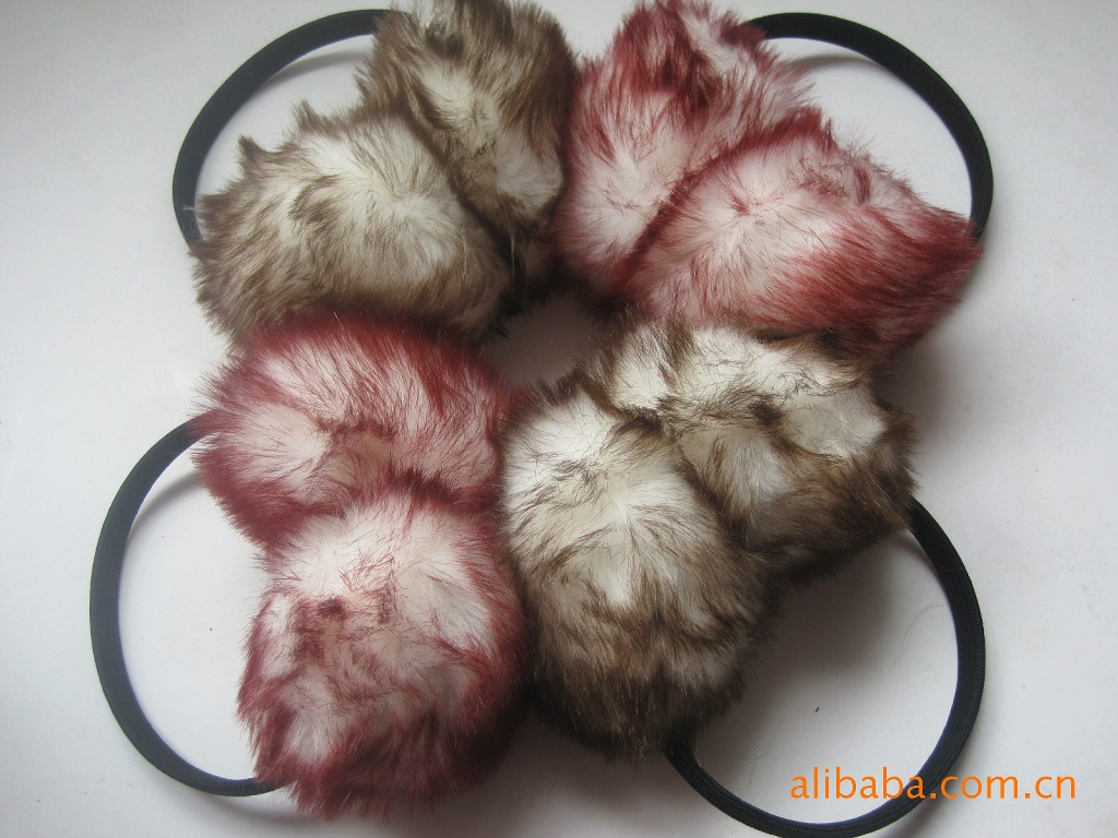 厂家供应各种高档保暖耳套/高档毛绒耳罩、暖融融可爱保暖耳套