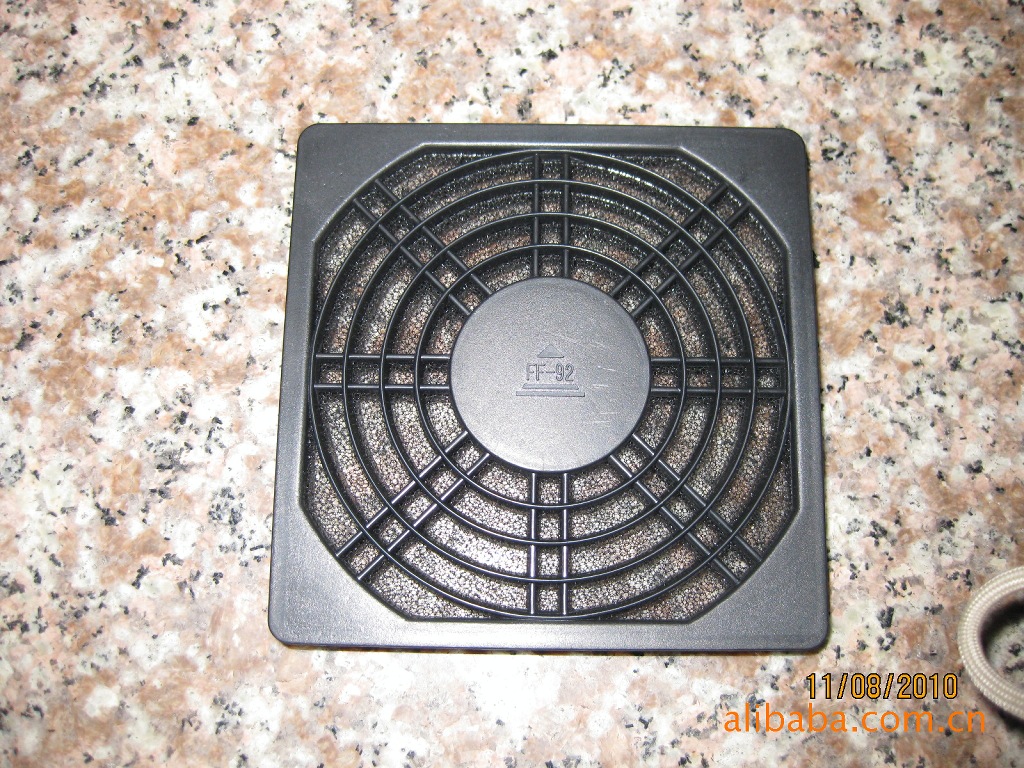 供应风扇塑料 三合一 92防尘网罩 其他网罩 过滤网