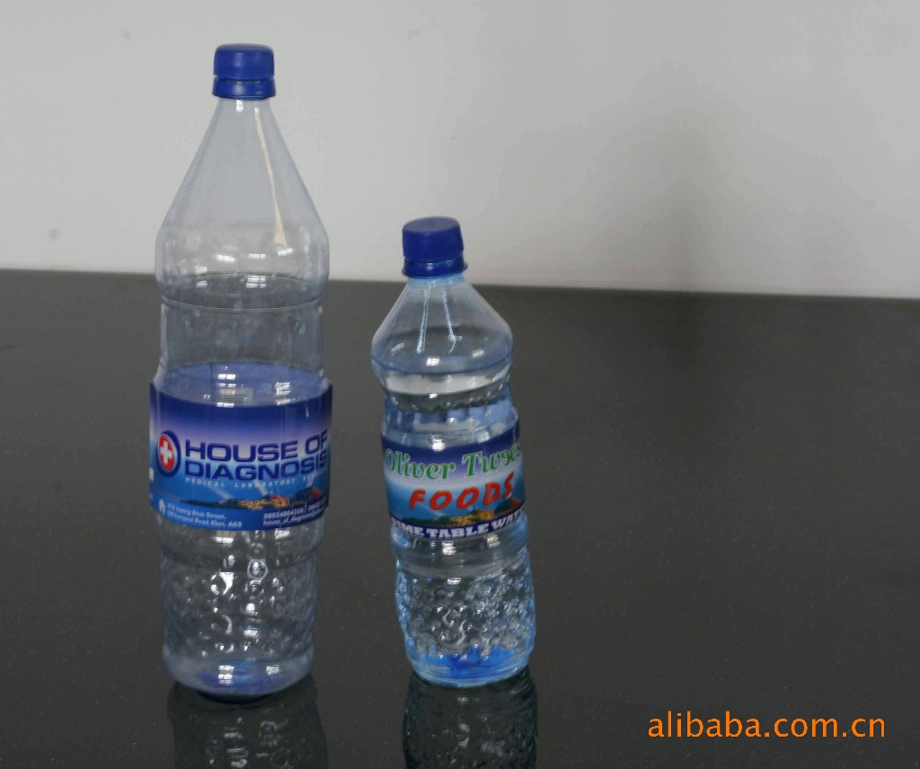 供应矿泉水套标印刷热收缩膜标签，PVC热收缩膜印刷标签