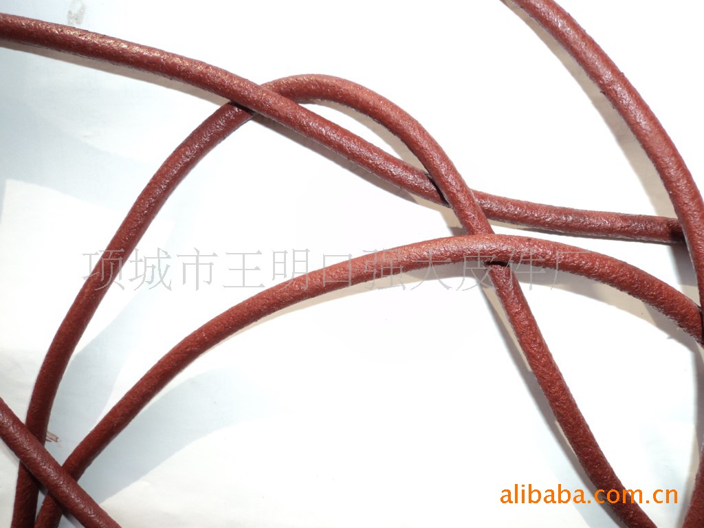 【厂家直销】河南强大5MM牛皮绳 真牛皮跳绳绳子