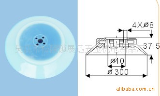 重量型镶铝块带螺纹大吸盘PF-300