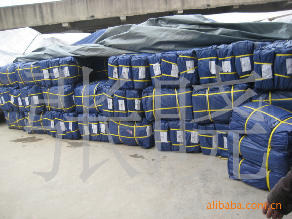 80-120克PP篷布蓝银布防水包装用蓝银布双银布多功能防水布