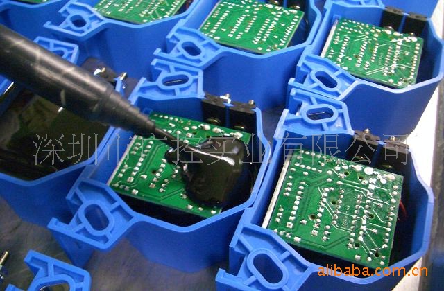 精密电子组件灌封硅胶 黑色导热灌封胶 电子防水胶