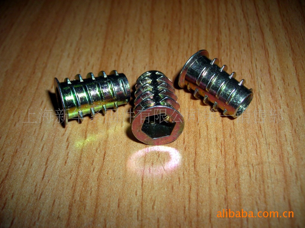 供应沉头内外牙螺母 预埋螺母 家具螺母 内六角木牙螺母