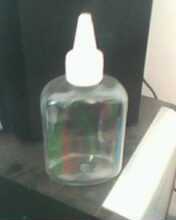 高密封尖嘴墨水塑料瓶 100ml透明扁方墨水瓶 包装颜料瓶可定制