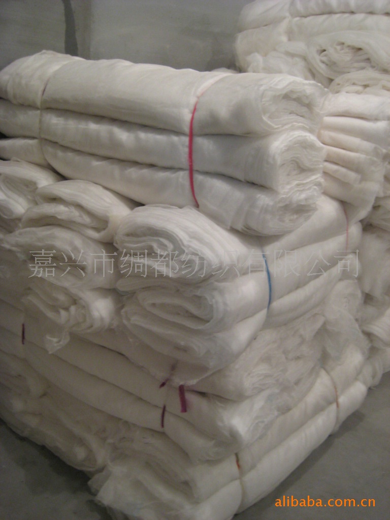 厂家供应雪纱、珍珠纱、玻璃纱成品及坯布