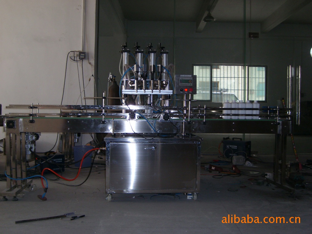 全自动灌装生产线定量灌装机 膏体果酱灌装器 机油灌装机
