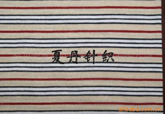 供应·优质股线丝光彩条汗布(图)，长绒棉，PIMA棉，精梳棉，液氨