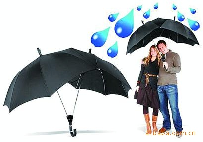 雙桿情侶傘