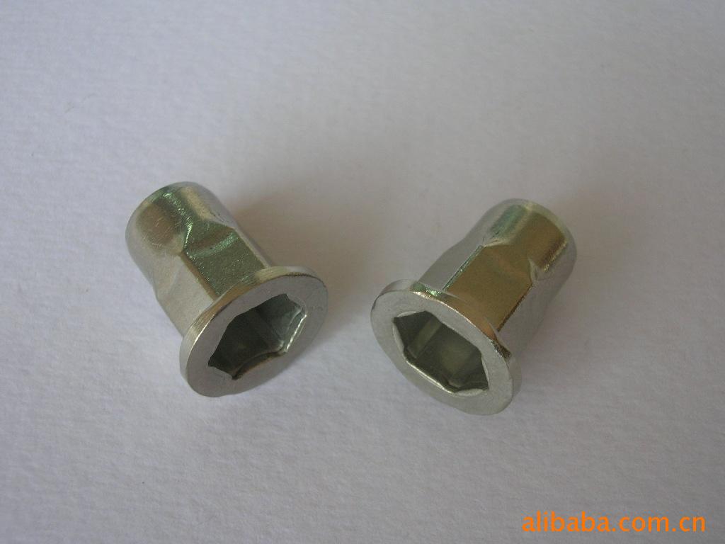 各种材质六角铆螺母,六角拉帽,平头六角铆螺母,沉头六角铆螺母