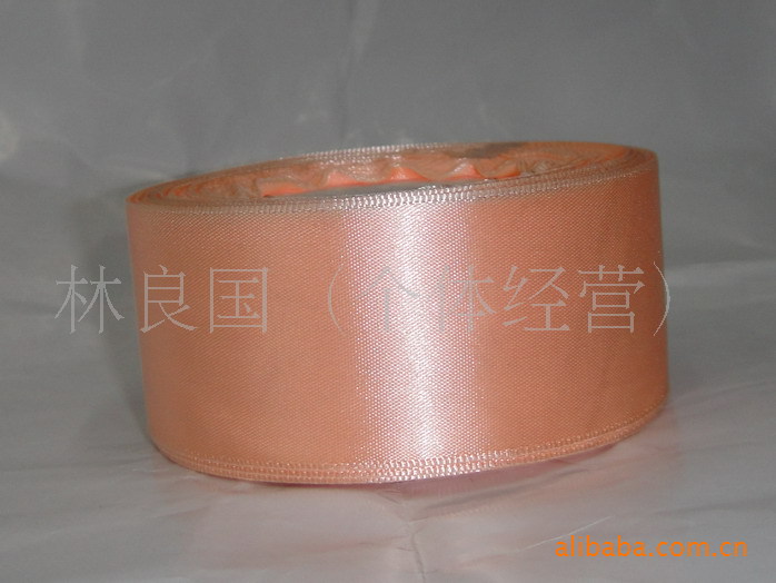 彩带丝带织带缎带4CM25码粉红色丝带喜庆用品