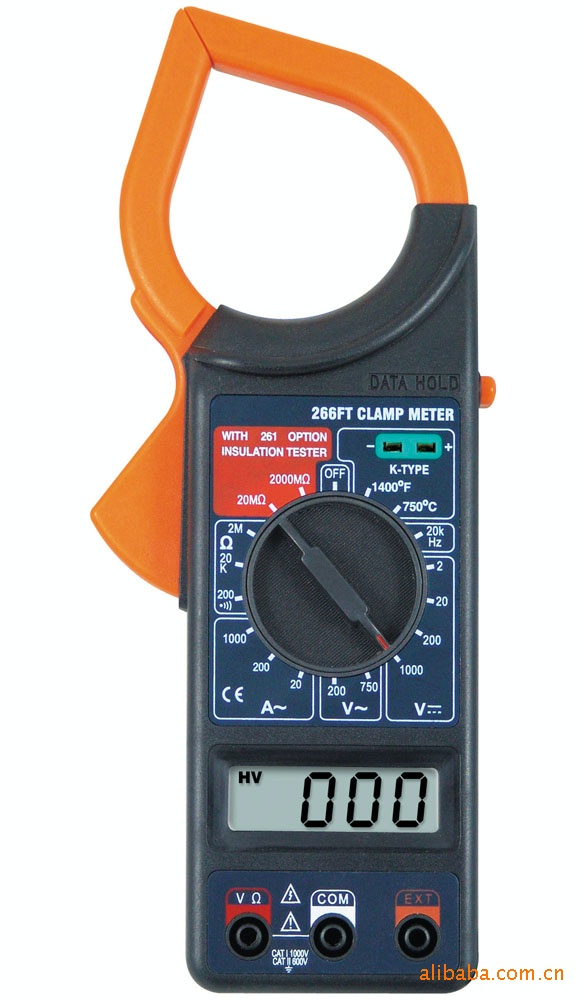 供应手持便携式多N多功能数字钳形表DT266FT