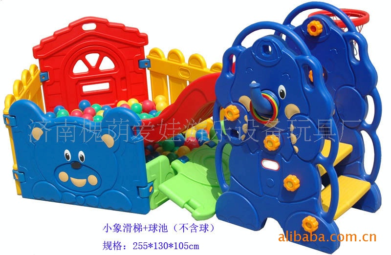 Blow Carton Slide Ocean ball pool Small elephant Mischievous Castle Selling Manufactor Selling Small elephant Slide