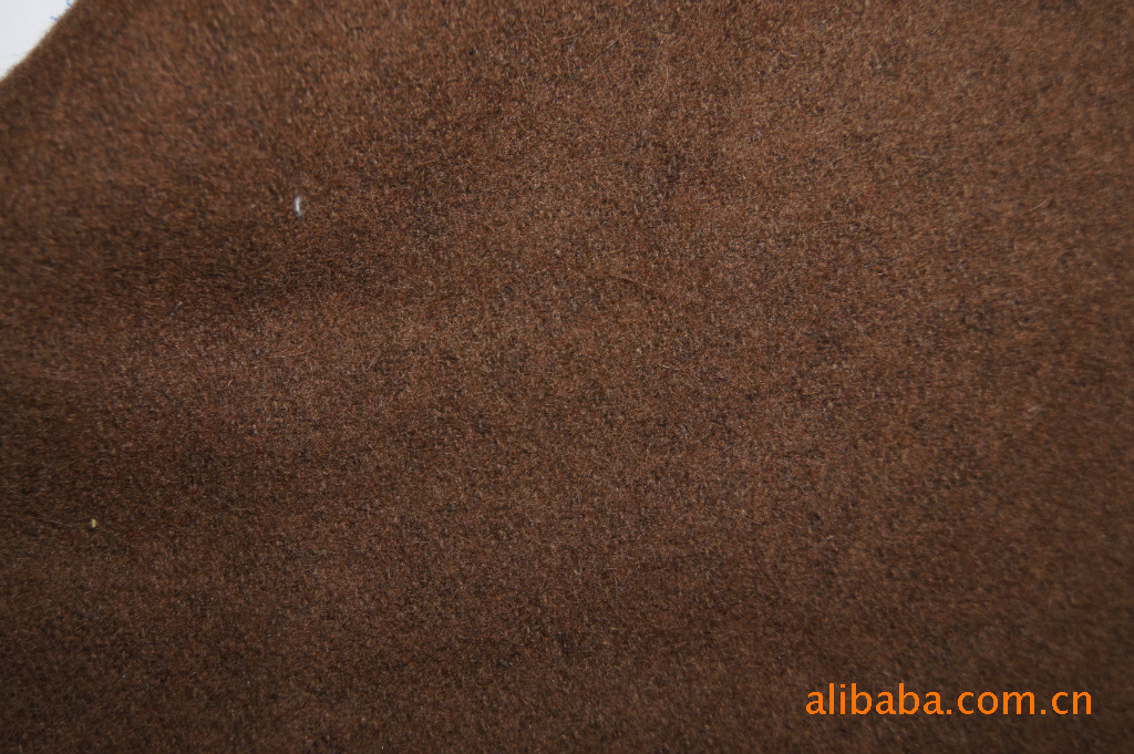 厂家直销 咖啡色麦尔登呢料 50羊毛粗纺毛呢面料 秋冬大衣面料