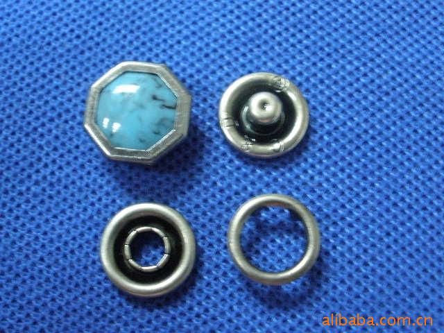 服装辅料 五爪钮扣 珠光五爪纽扣 六边形珠光五爪扣