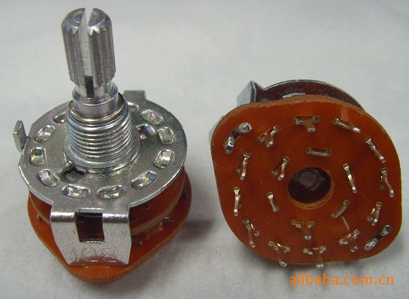 现货供应进口国产波段开关旋转开关2档-12档环保