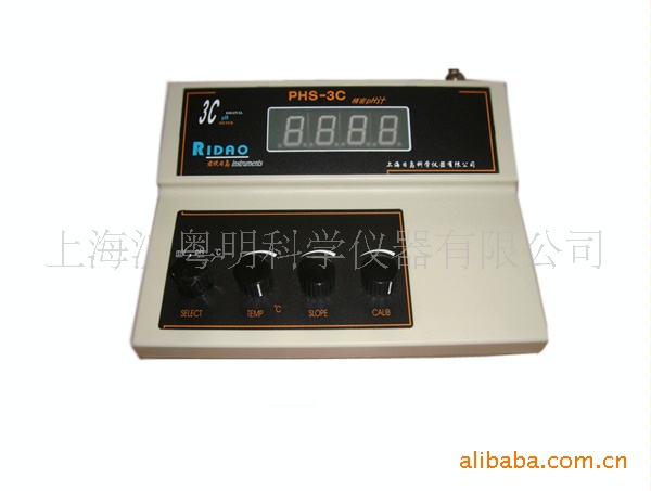 销售PHS-3C酸度计 上海日岛0.01 数字显示PH计配电极