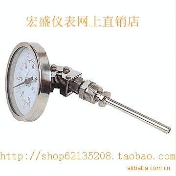 万向型双金属温度计WSS-581W