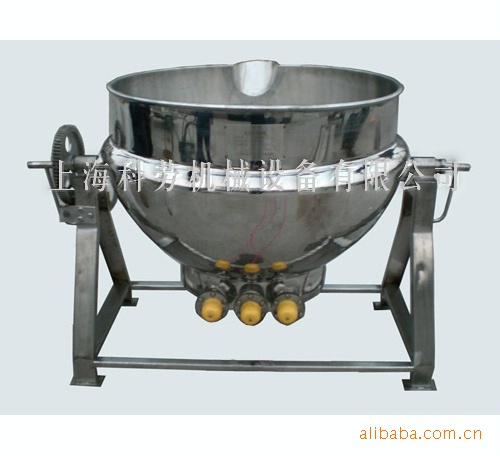 供应可倾斜电加热夹层锅 (电汽两用夹层锅)