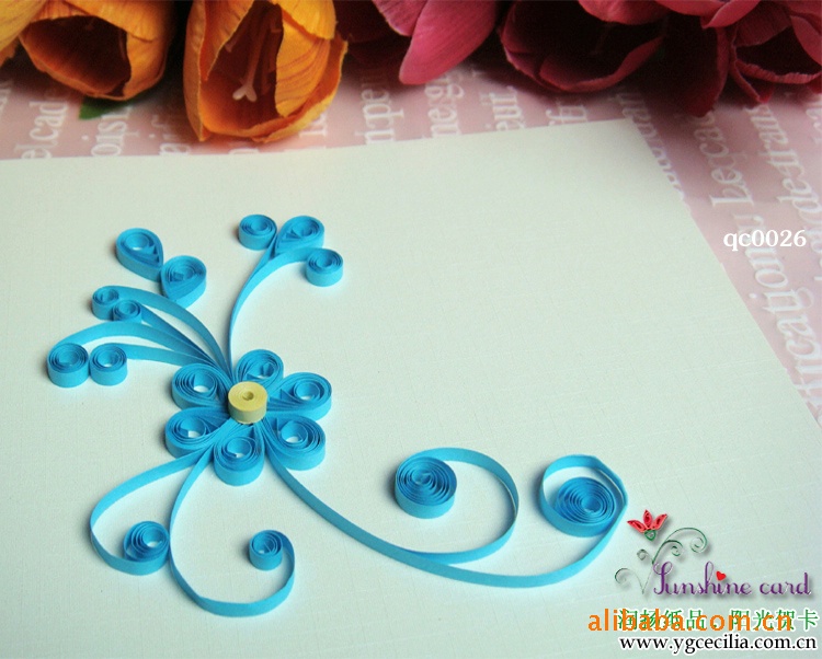 贺卡 卡片 手工贺卡 filigree、mosai 定做批发贺卡|ru