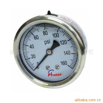 eraqy  意瑞  2.5"轴向充油压力表