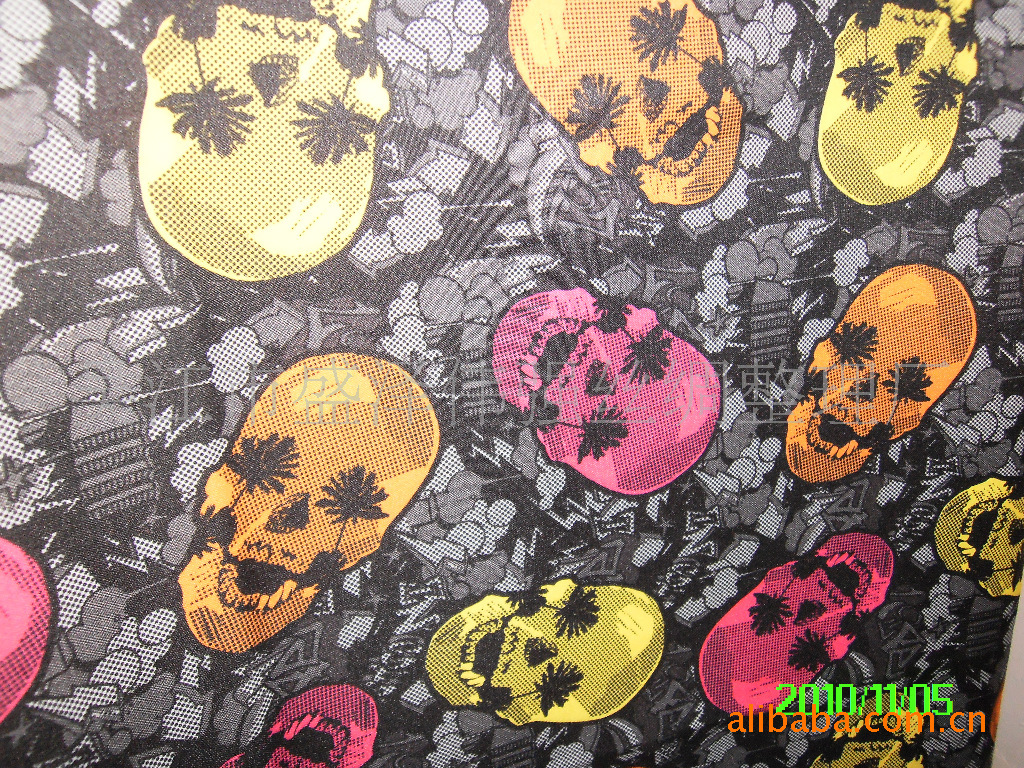 【伟强丝绸】240T春亚纺印花布