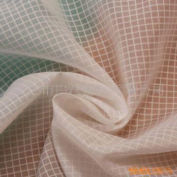 厂家直销 350T 30D 0.1 0.2  0.08 半光消光格子涤塔夫、睡袋面料