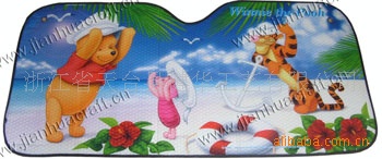 130x60卡通太阳挡/遮阳挡/汽车用品厂家批发 车用遮阳挡 太阳档详情图2