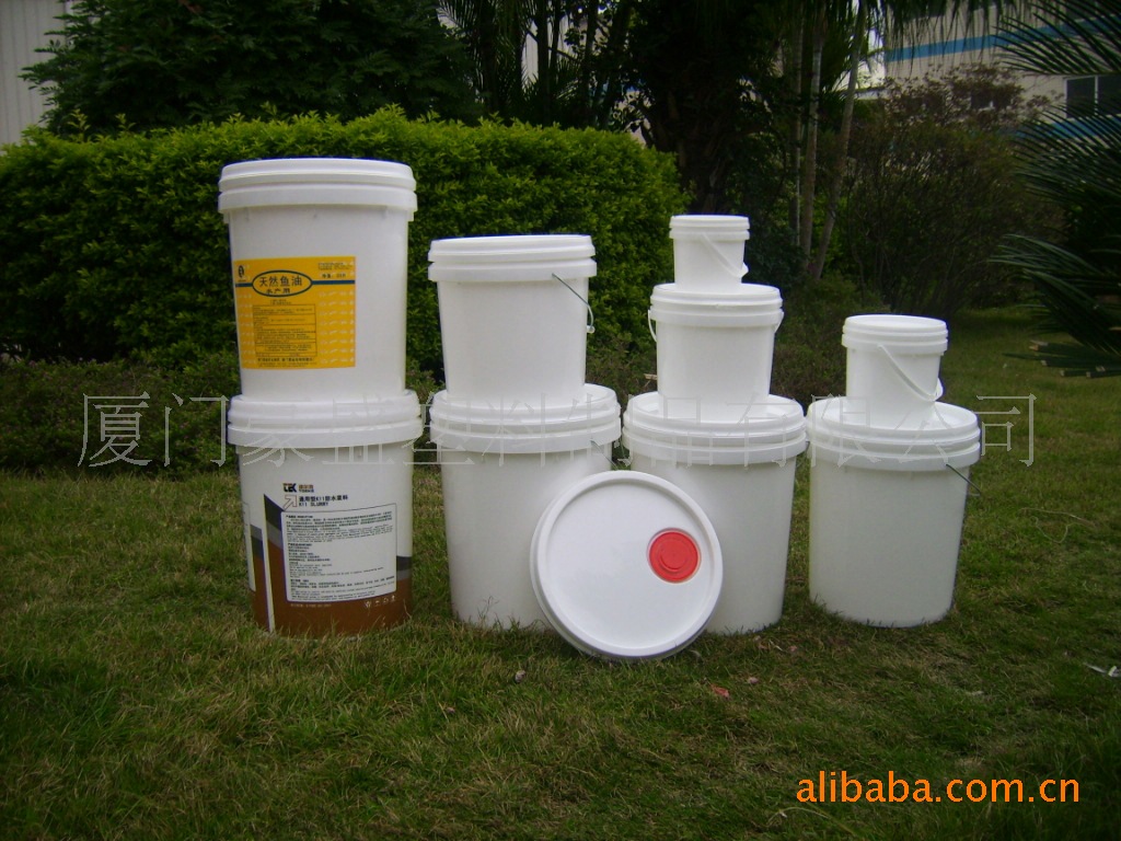 供应厦门泉州16L大口塑料桶加厚水桶加厚款圆桶