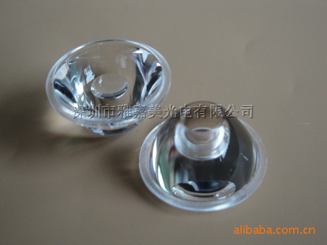 大功率LED透镜 Φ20MM -25°平光面 LED光学透镜
