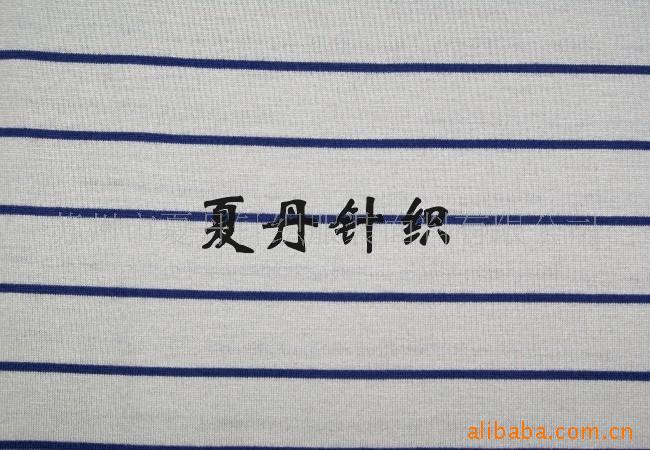 供应·股线丝光彩条汗布(图)，长绒棉，PIMA棉，埃及棉，调线汗布