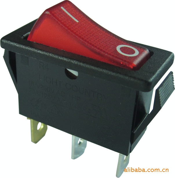 三脚三档船型开关 三脚三档船形开关 六脚三档船型开关 船形开关