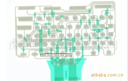IP4玩具薄膜开关按键玩具软线路玩具碳膜