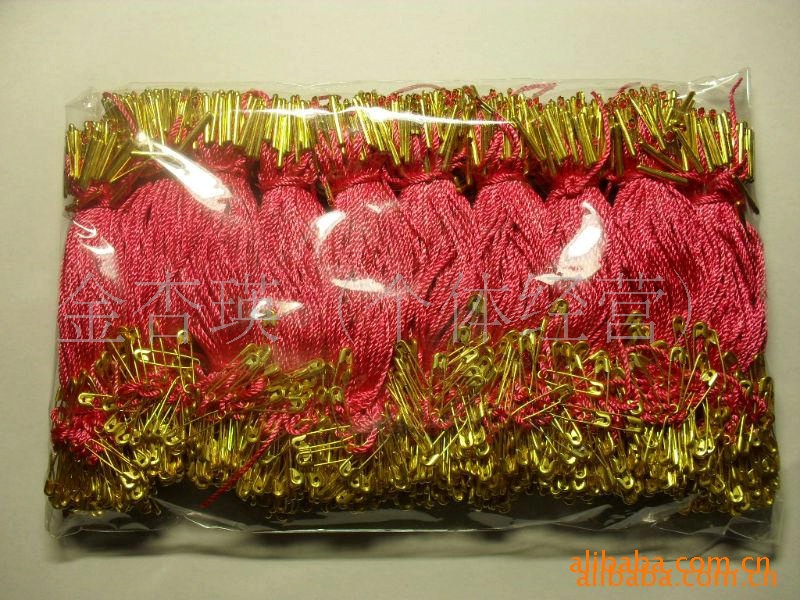 现货批发服装辅料吊牌吊粒 线绳手穿绳线箱包商标绳子可定 制LOGO