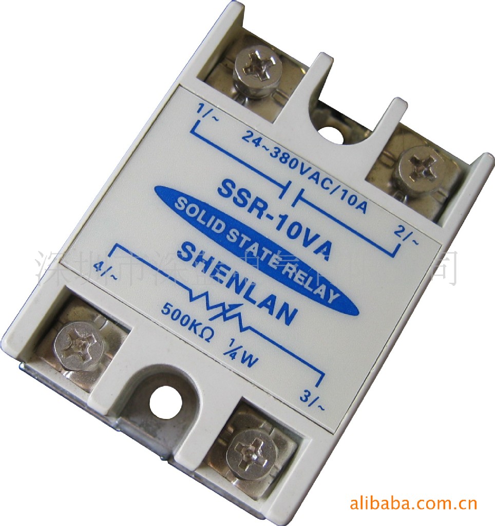 供应工业级电位器输入控制型交流单相固态继电器SSR-10VA